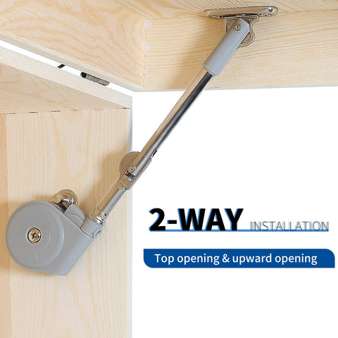 RUYUFE compact lid stay design fits tight spaces while supporting up to 105-degree opening.