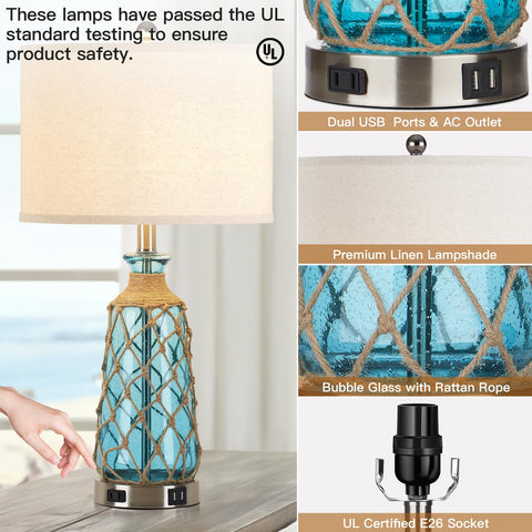 Ruzectt UL-listed coastal lamp ensuring safety and reliable use