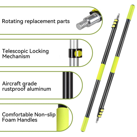 RuzRhyth non-slip sponge handle provides comfortable grip