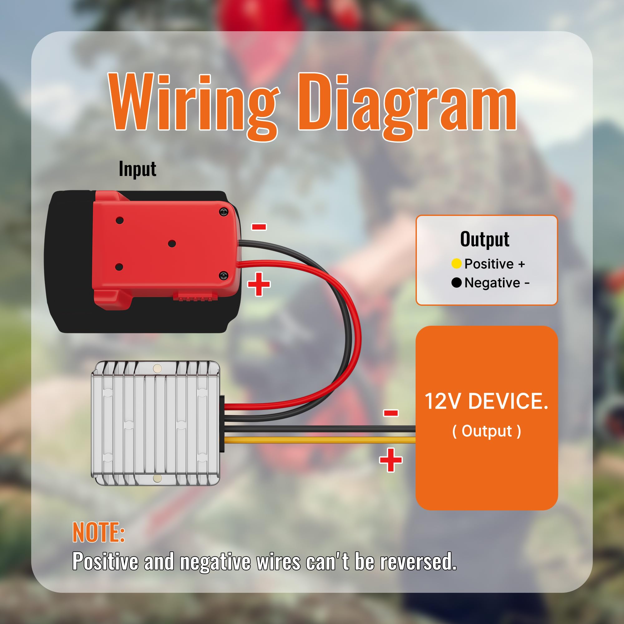 RVBOATPAT protection-enabled converter 18V-12V with short-circuit safety