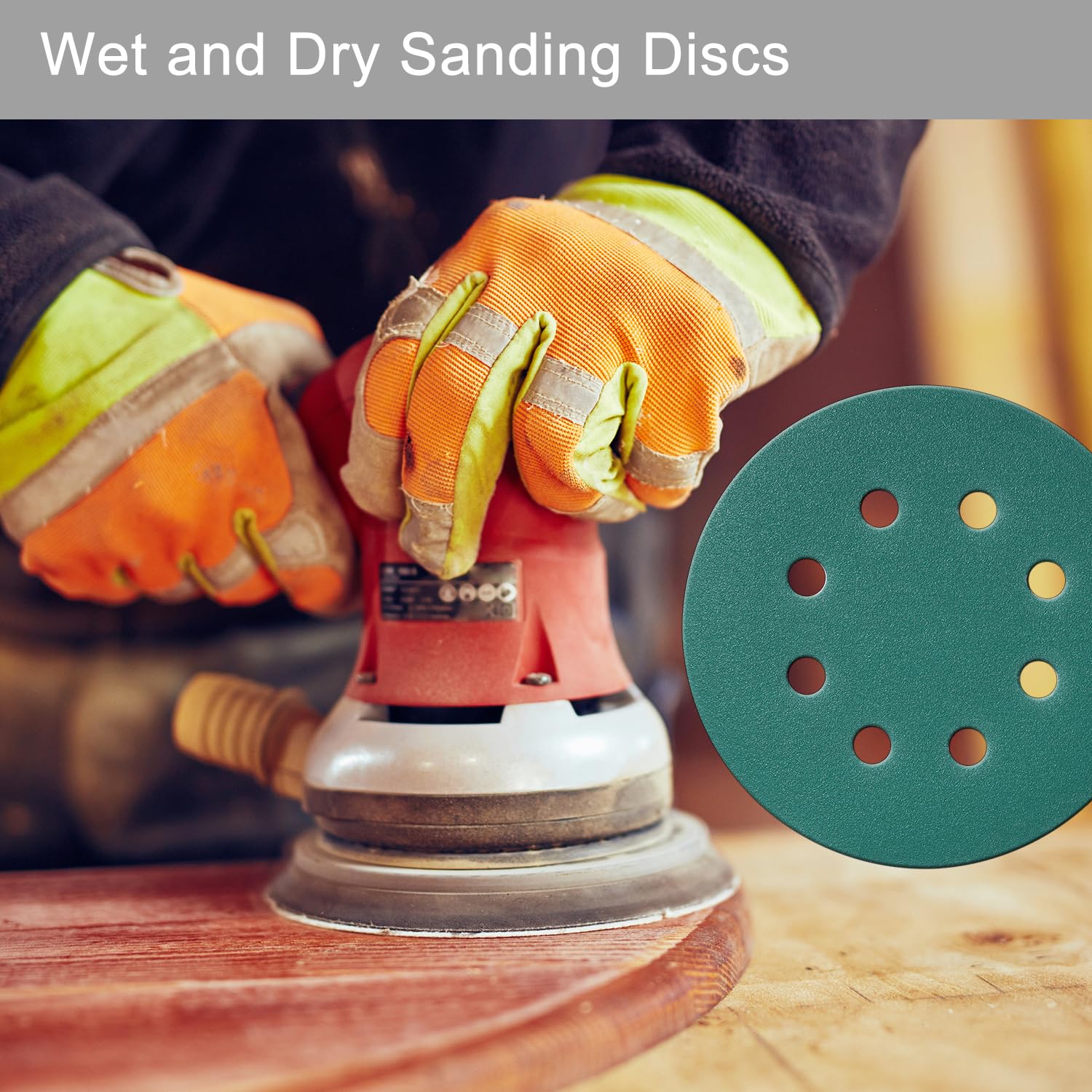 Rvetol 5-inch 8-hole disc, 2000 grit, final polish for a glassy surface feel