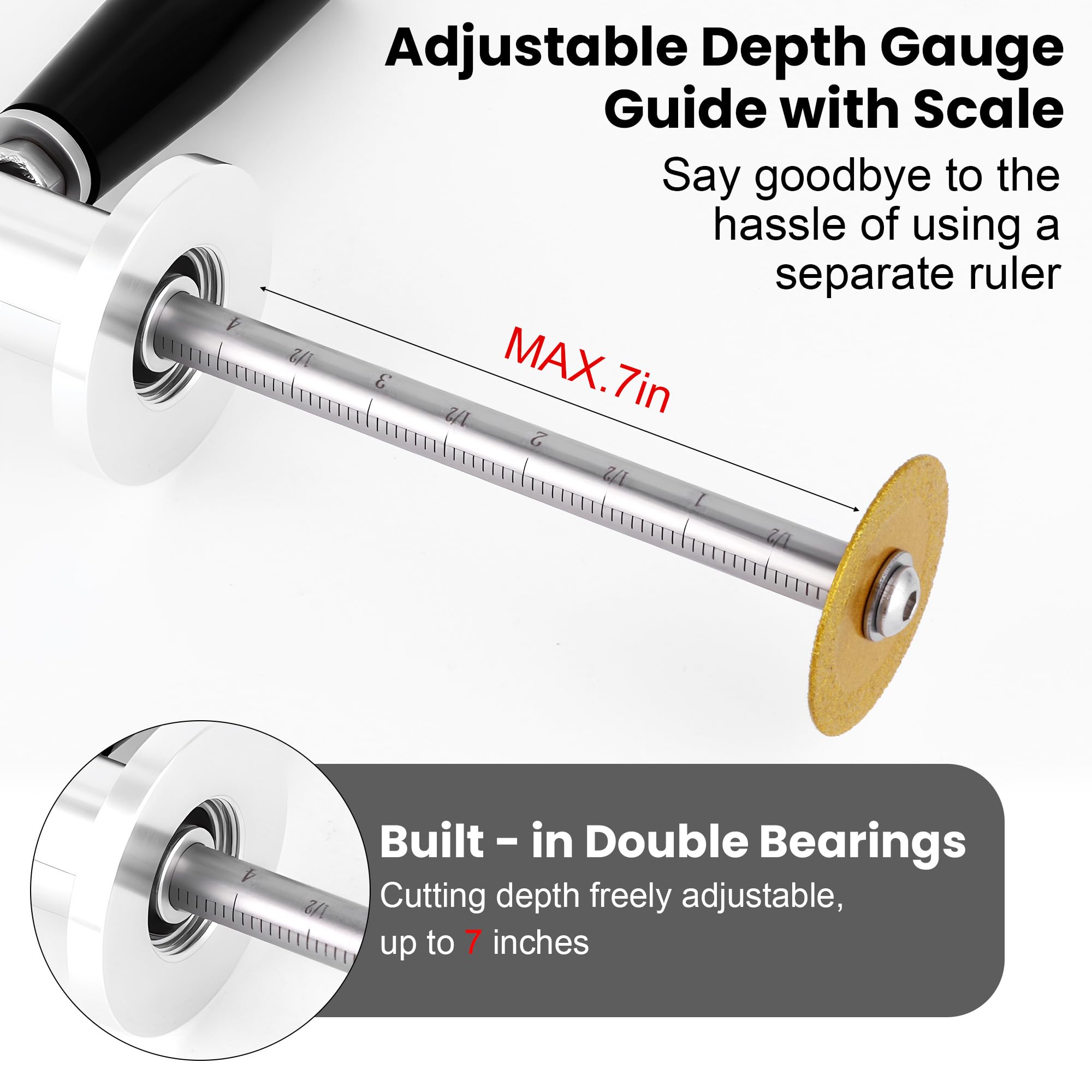 Rvggher stainless steel shaft for durable use
