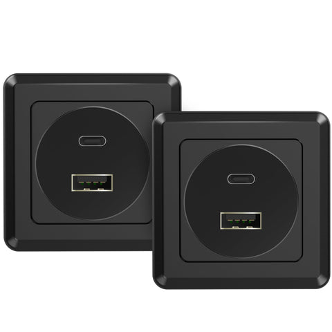 RVSPARK RV USB outlet aluminum body for rugged RV use