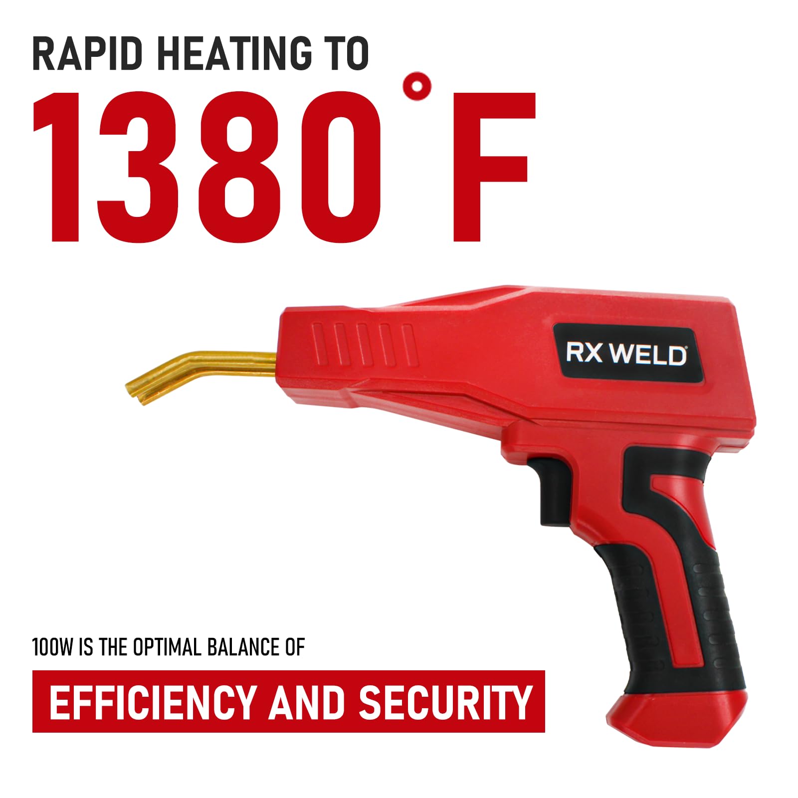 RX WELD 2-in-1 welding kit handheld tool ready for quick plastic repairs