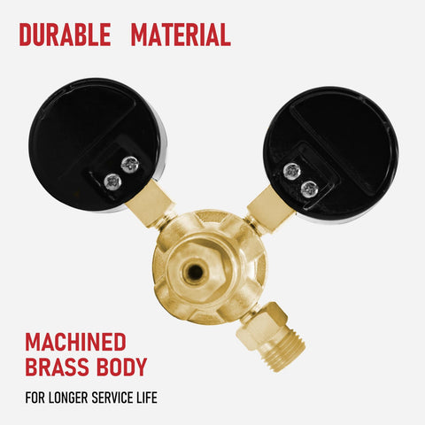 RX WELD regulator suitable for MIG and TIG shielding gas workflows
