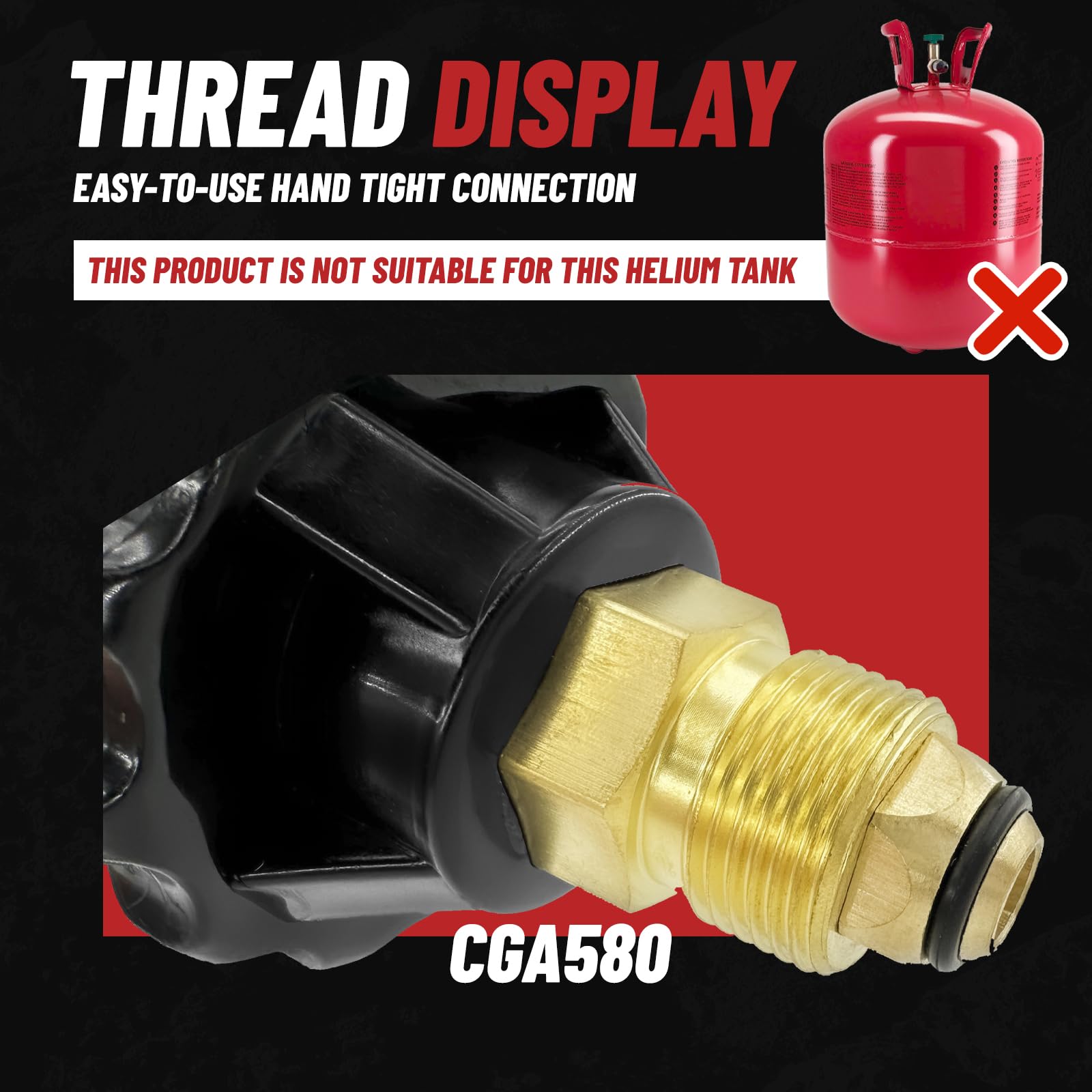 RX WELD brass and rubber regulator shows durable construction.