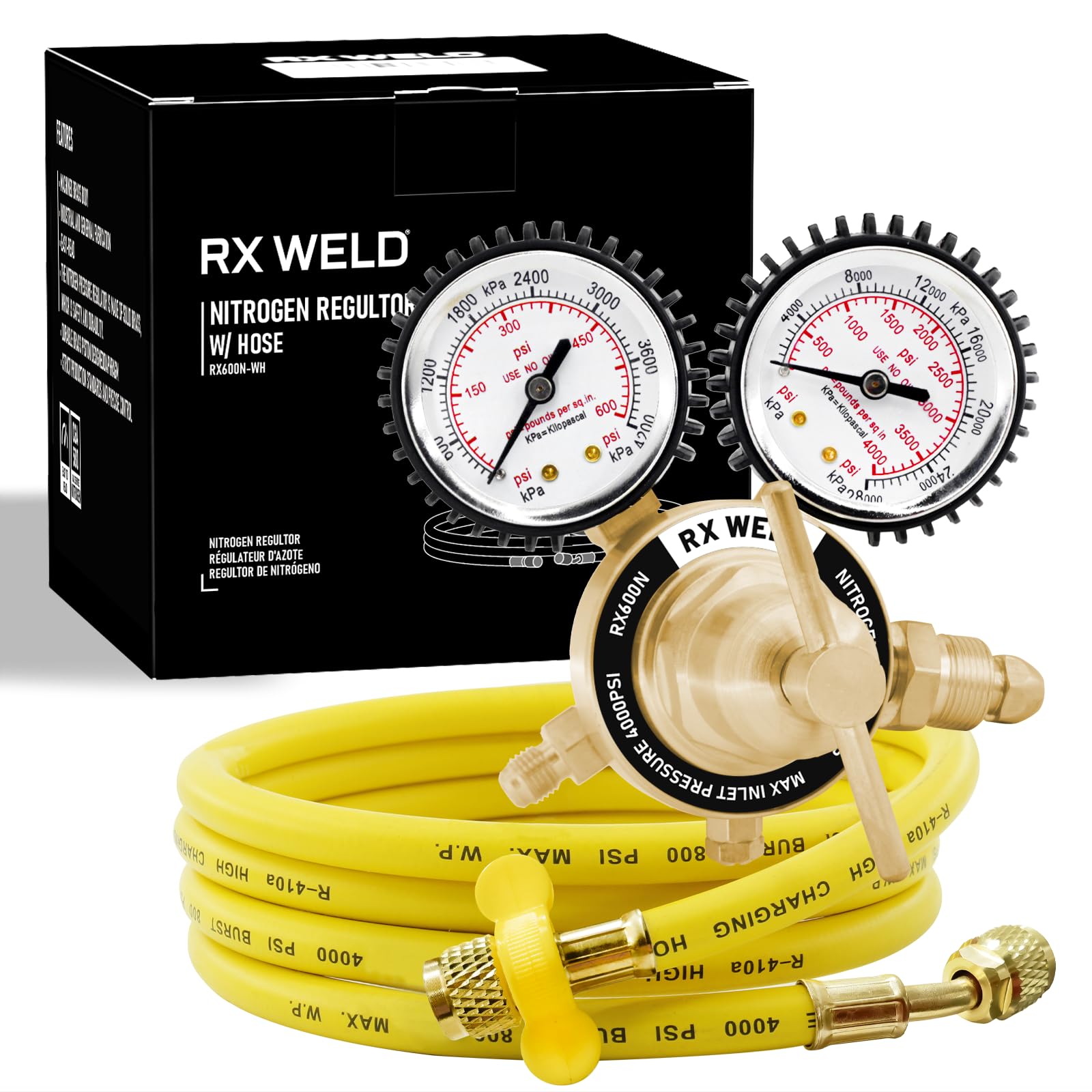 RX WELD nitrogen regulator full unit for precise gas control
