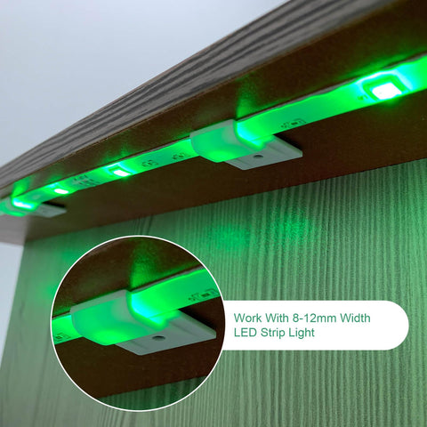 Rxment LED strip clips with screws pack provides secure mounting options.