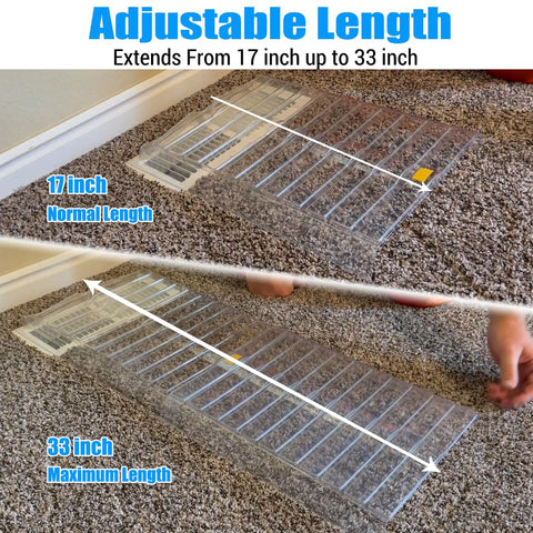 RXSIAT vent extender placed in a living room demonstrates extended reach.