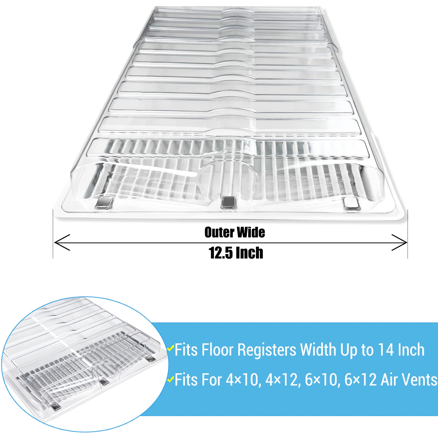 RXSIAT extender works on carpet and hardwood floors for versatility.