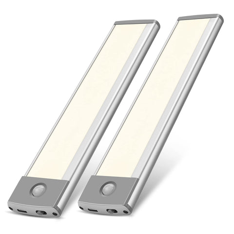 RXWLKJ 30-LED under-cabinet light front view for bright warm counters
