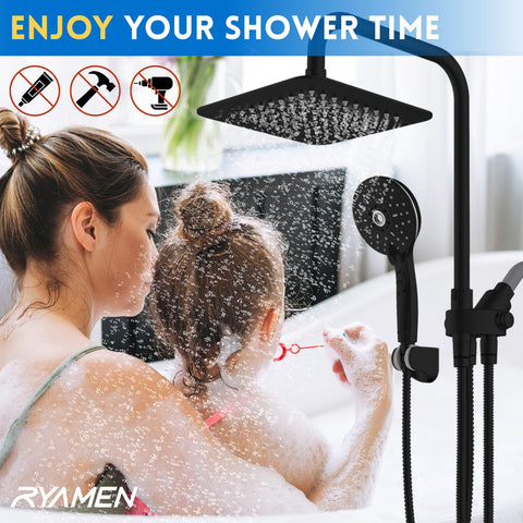 Ryamen 360° rotating joint enables flexible spray direction and easy cleaning.