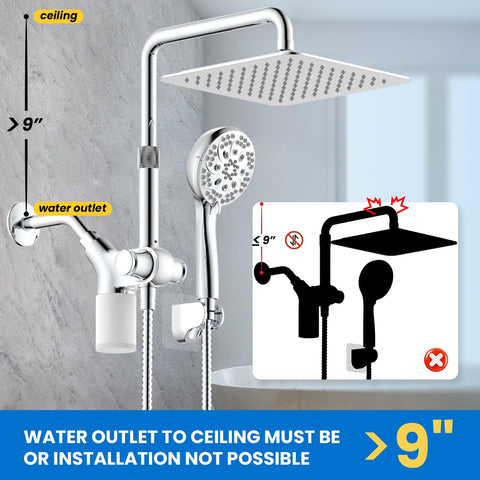 Ryamen handheld shower with 7 settings for versatile cleansing
