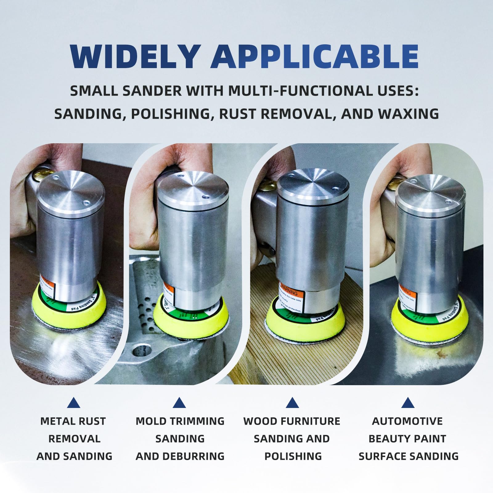 RYCUBRE mini air sander used for car polishing