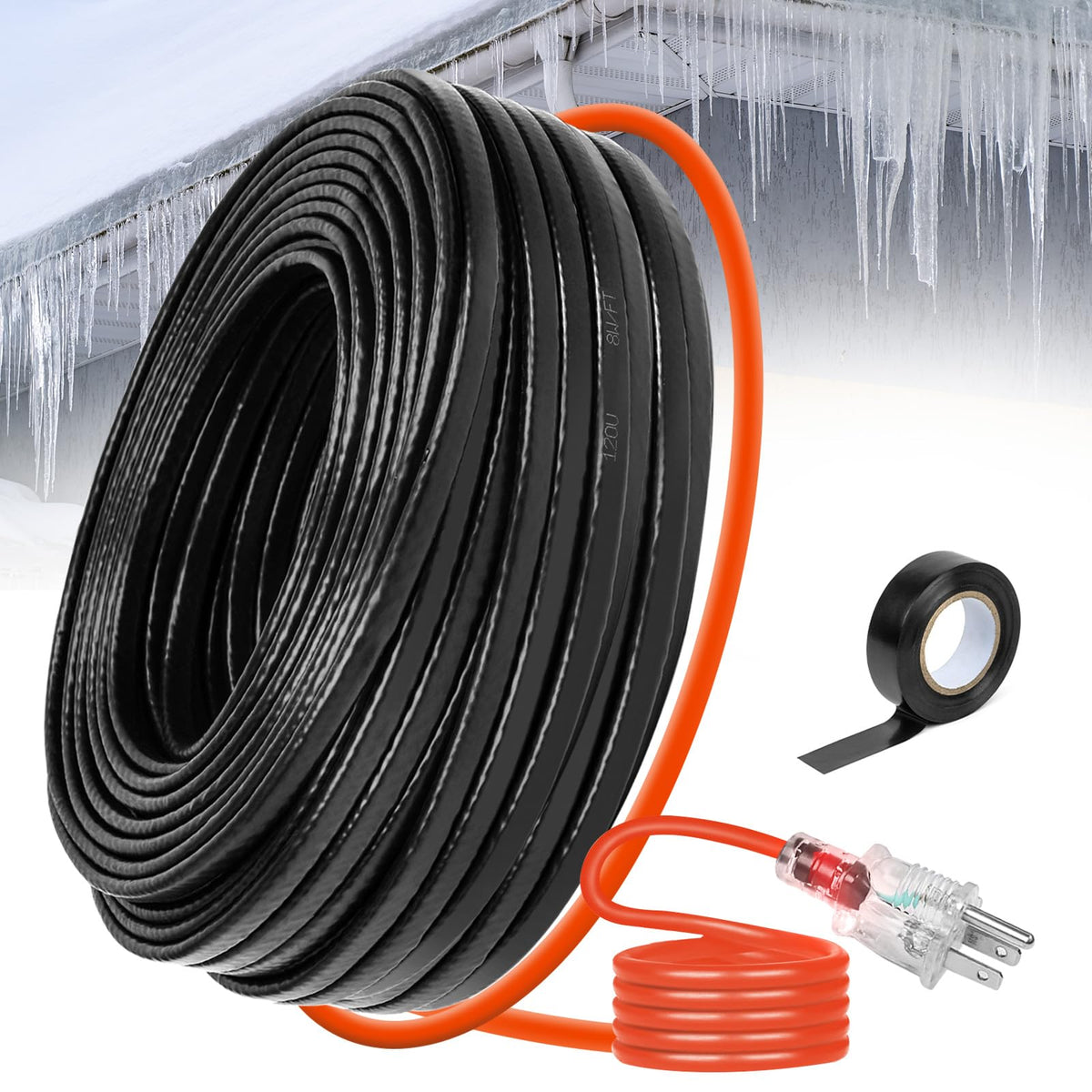 Rylpoint heat tape UL-certified for safe pipe protection.
