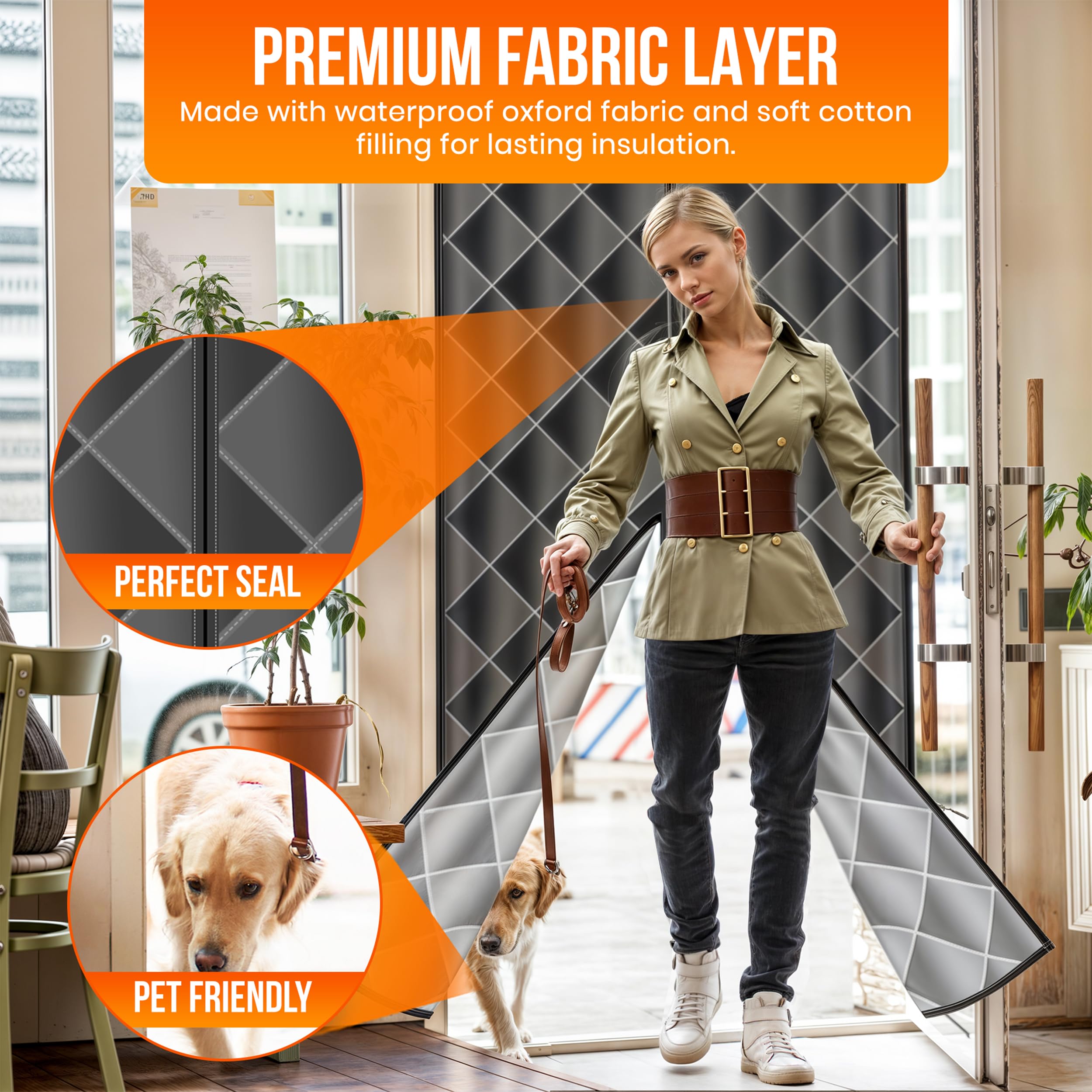 RYNVARK 300D Oxford fabric close-up illustrating weather-resistant durability