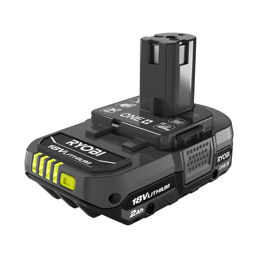RYOBI 18V drill with 24-position clutch for torque control.