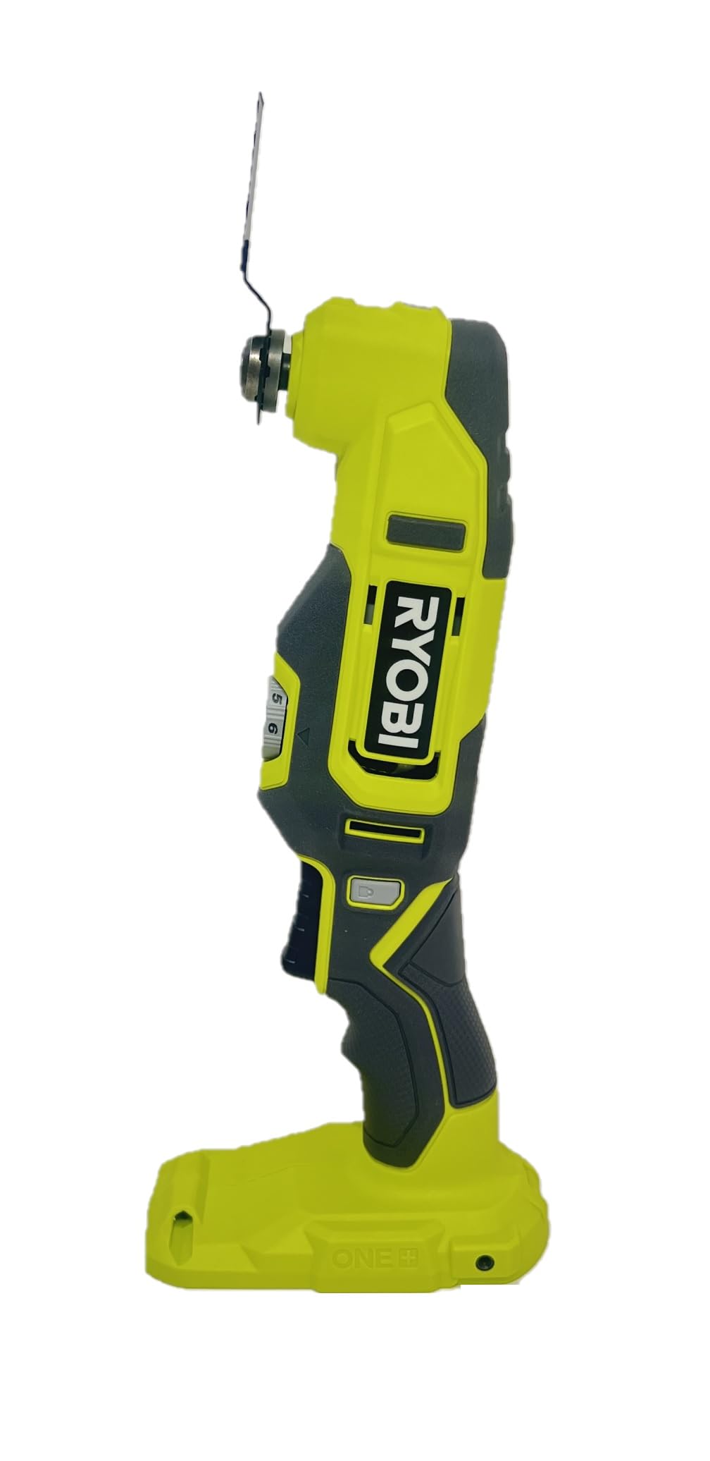 RYOBI 18V ONE+ Multi-Tool in action for precise cuts across wood and drywall.