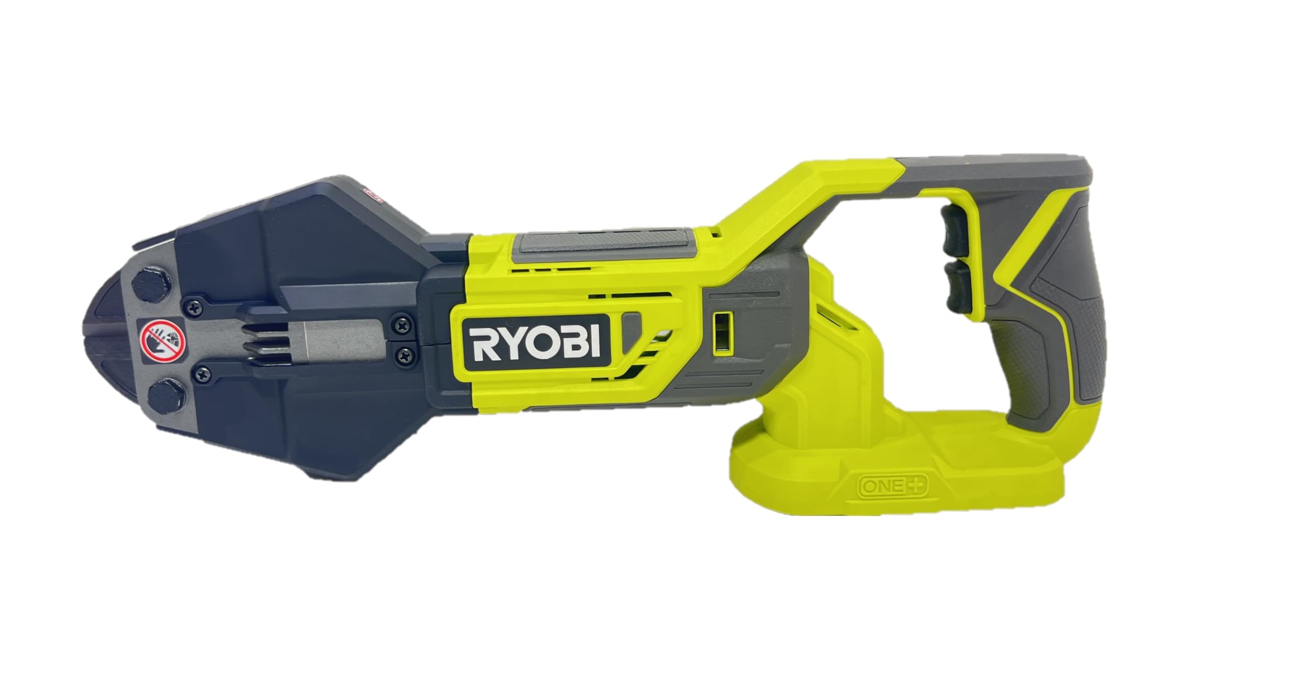 RYOBI 18V One+ bolt cutter front view for versatile cutting tasks