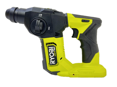 RYOBI 18V ONE+ HP compact rotary hammer shows compact body and power