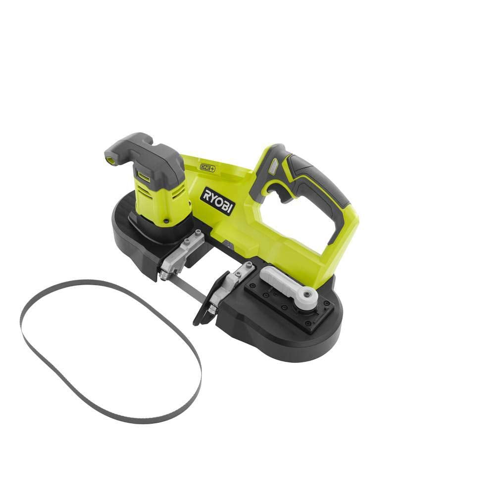 RYOBI 18V ONE+ P590 bare tool shown compact for tight spaces and on-site cuts.