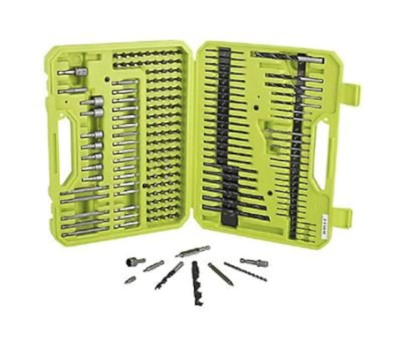 RYOBI 195-Piece kit with magnetic bit holder for secure drilling