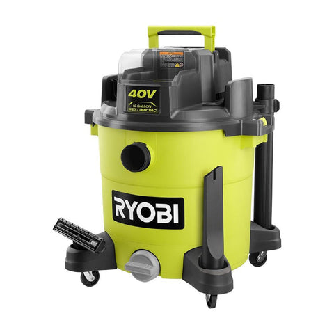RYOBI 40V 10 Gal vacuum hose assembly for flexible reach in tight spaces