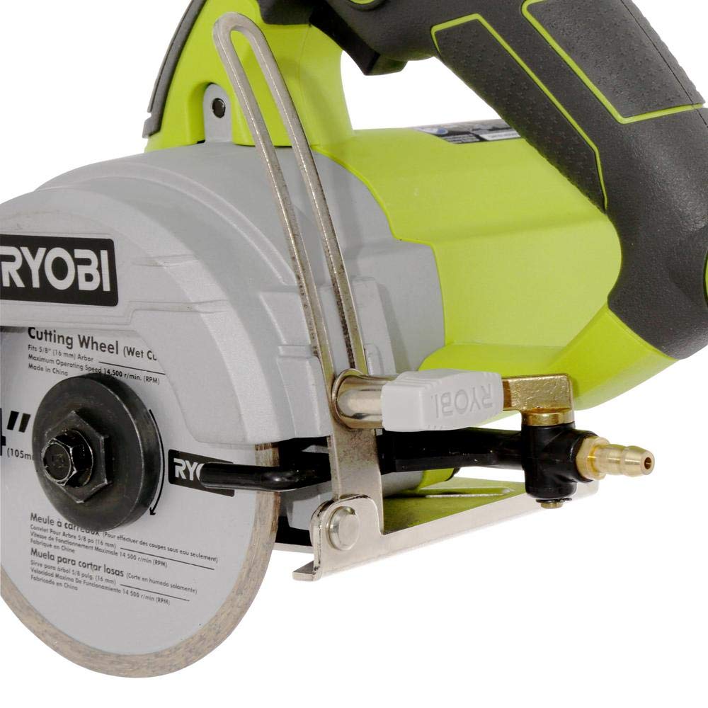 RYOBI 7-inch tile saw backed by a 3-year warranty for durability