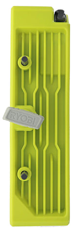RYOBI A99HT3 integrated clamp keeps doors steady during routing