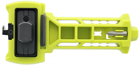 RYOBI A99LM2 onboard 90-degree guide ensures precise measurements during installation.