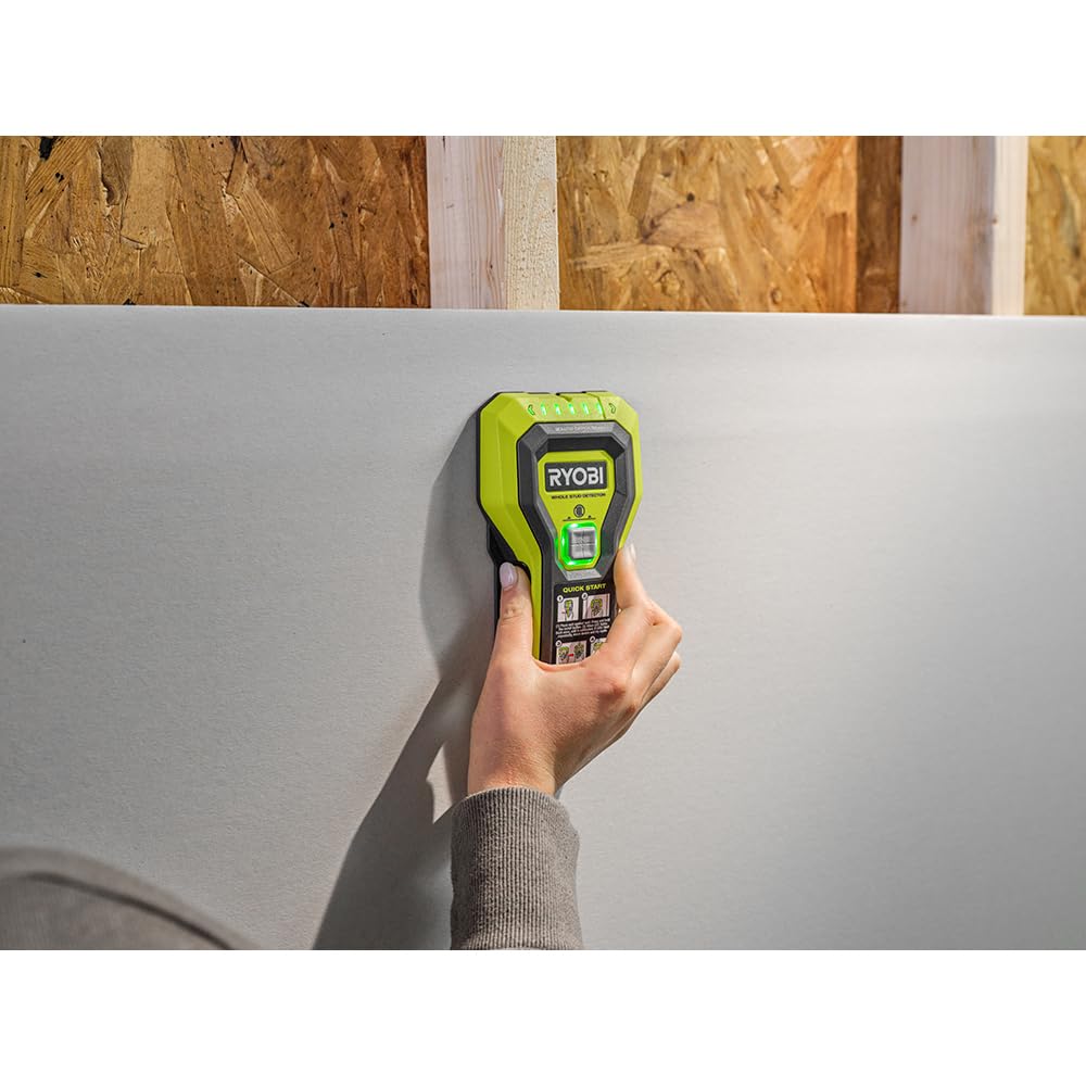 RYOBI device shown with AAA batteries included for immediate setup