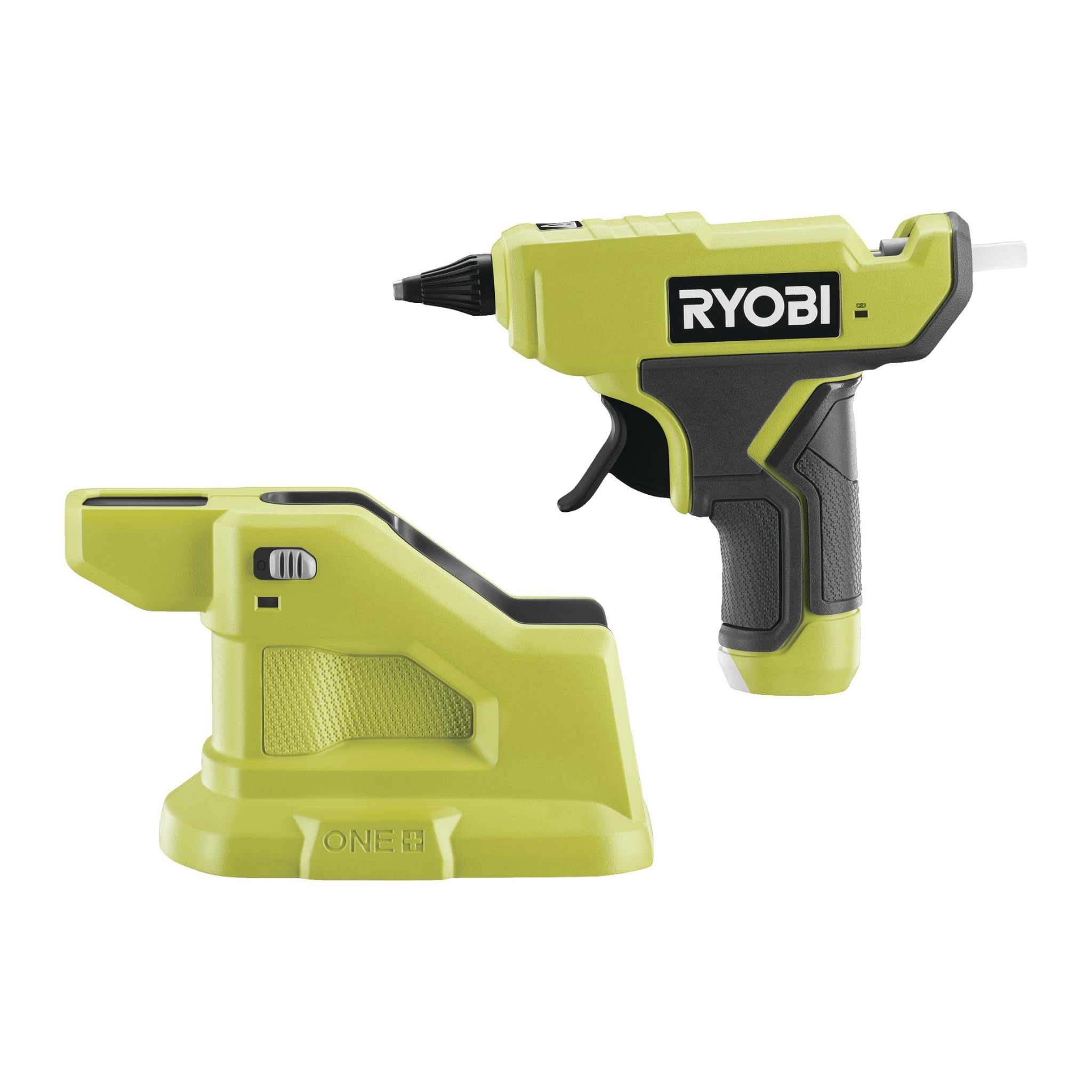 RYOBI base station with drip tray and LED indicator