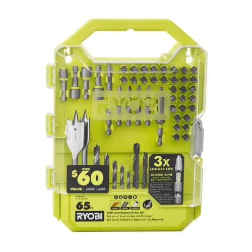 RYOBI black oxide drill bits provide durable cutting surface