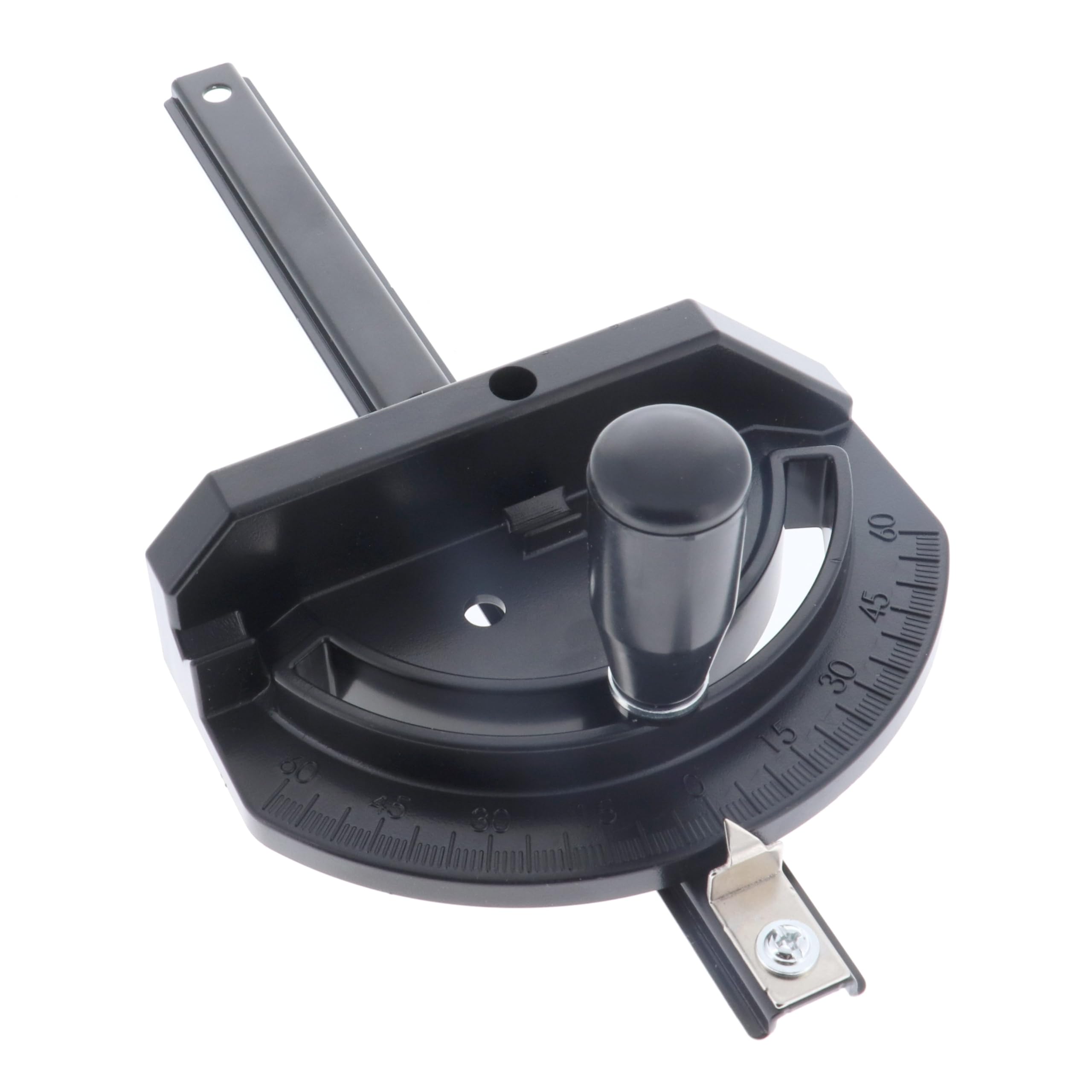 Ryobi miter gauge assembly 089037007707 enables precise RTS10 cuts.