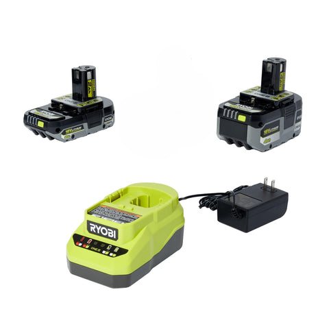 RYOBI PSK106SB starter kit overview showing extended runtime and portability.