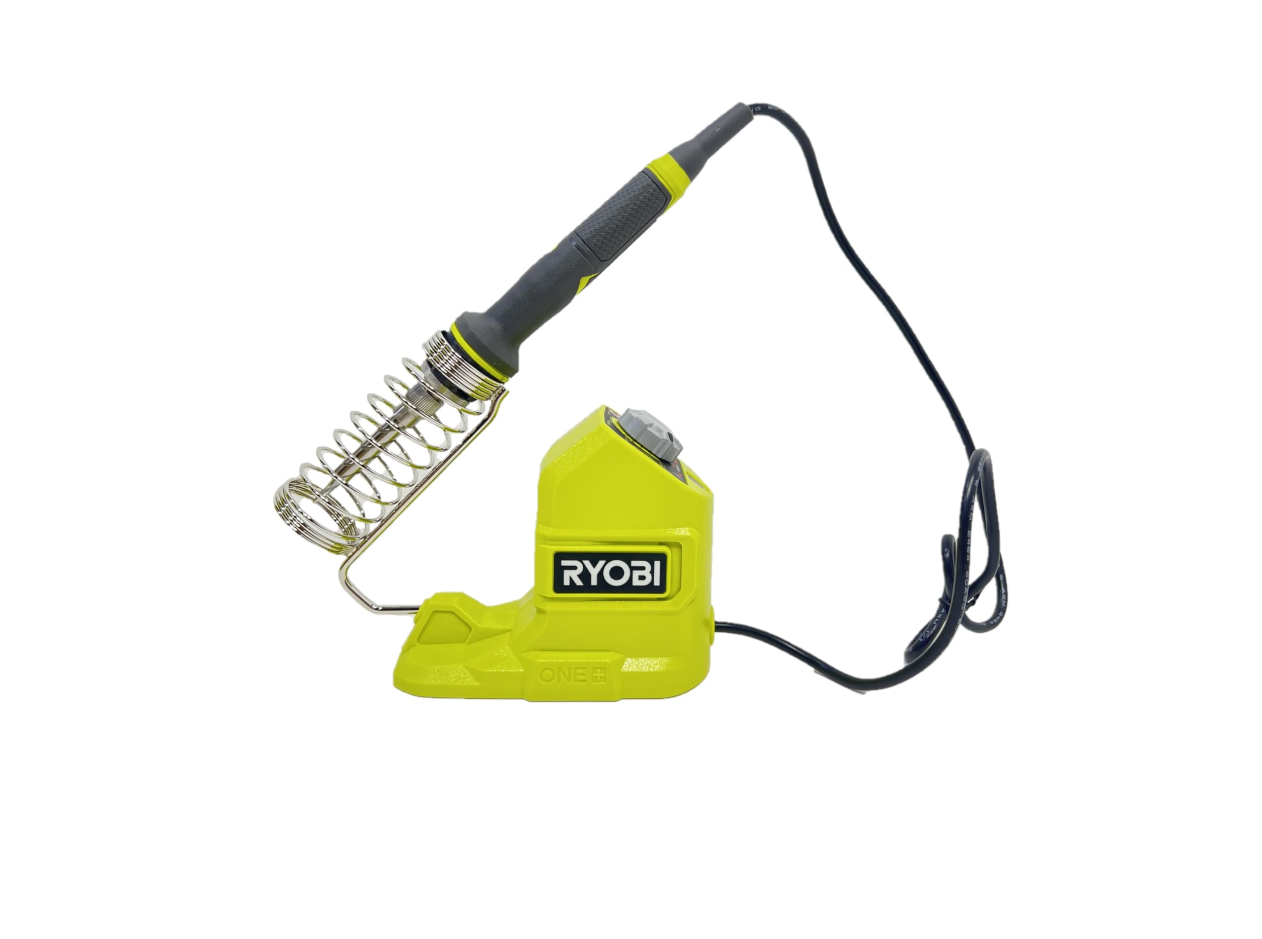 RYOBI ONE+ 120W soldering iron topper LED status indicates heating, ready, or cooling.