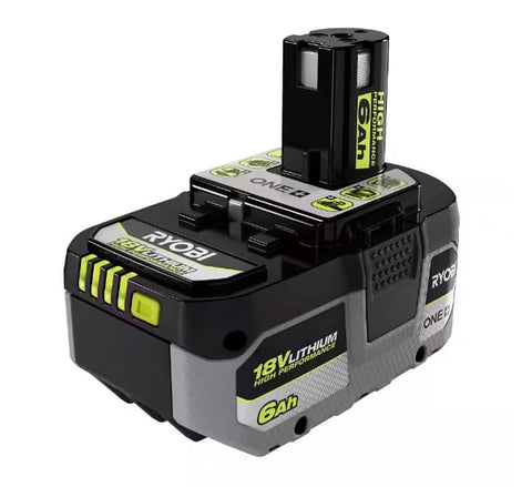 RYOBI ONE+ 18V 6.0 Ah battery demonstrating cooling performance