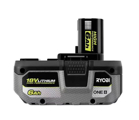 RYOBI ONE+ 18V 6.0 Ah battery system compatibility within ONE+