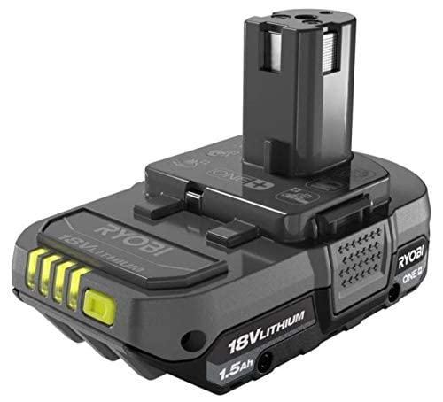 Ryobi battery in use with compatible high-performance tools for reliable power delivery.