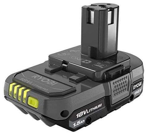 Ryobi battery in use with compatible high-performance tools for reliable power delivery.