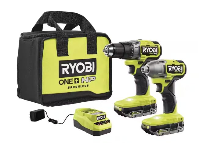 Ryobi ONE+ HP 18V drill/driver in action for efficient drilling