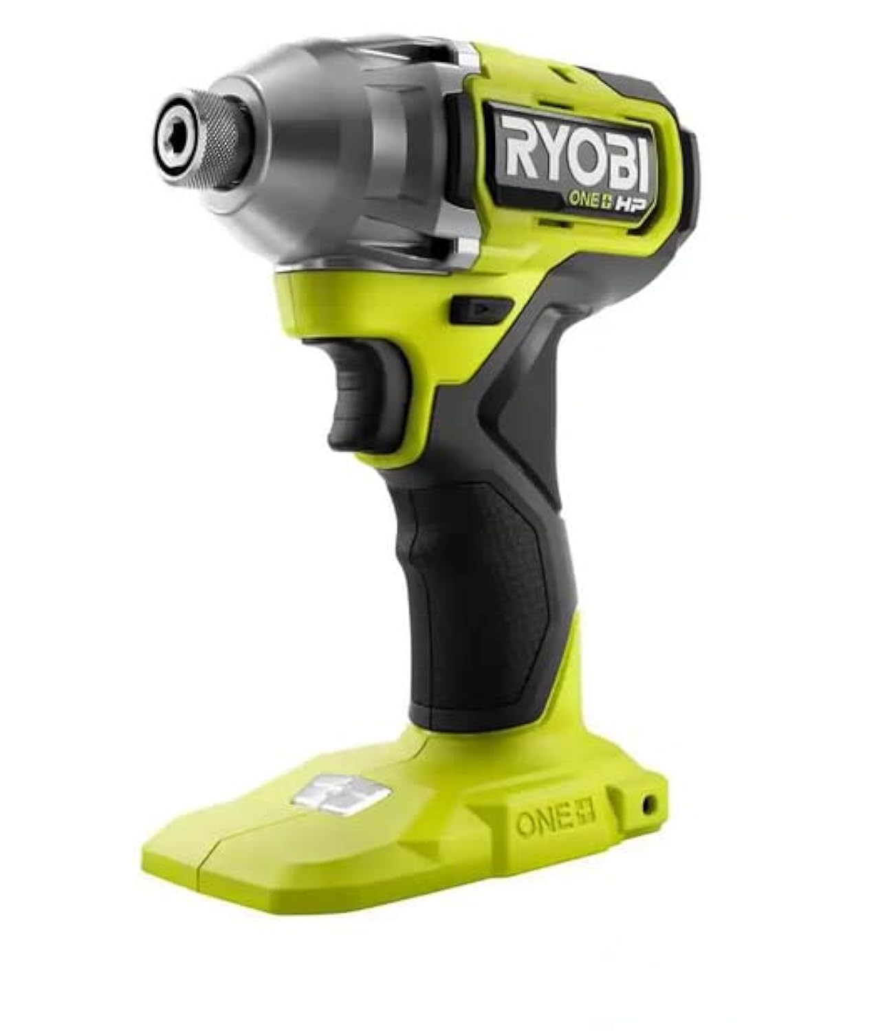 RYOBI PBLID01B impact driver side view showing compact profile for overhead work