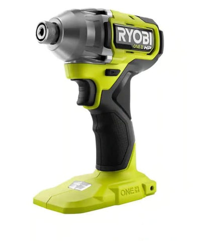 RYOBI PBLID01B impact driver side view showing compact profile for overhead work