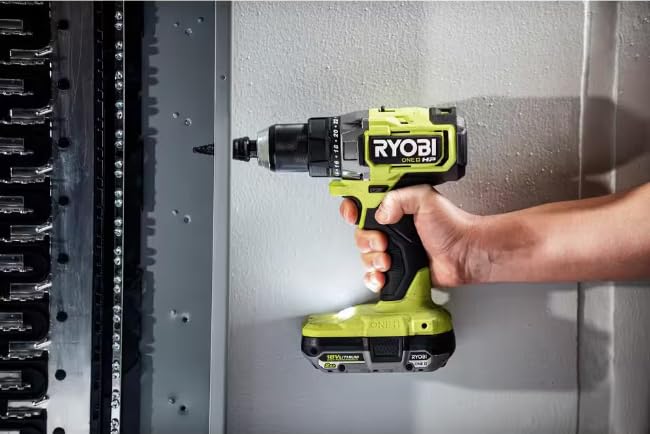 Ryobi impact driver delivering high-torque fastening