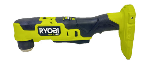 RYOBI ONE+ HP 18V right-angle drill highlights an ergonomic paddle trigger