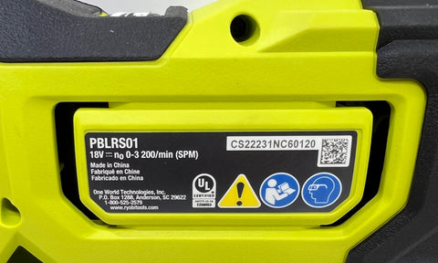 RYOBI ONE+ HP brushless reciprocating saw includes a 6 inch wood blade for immediate use.