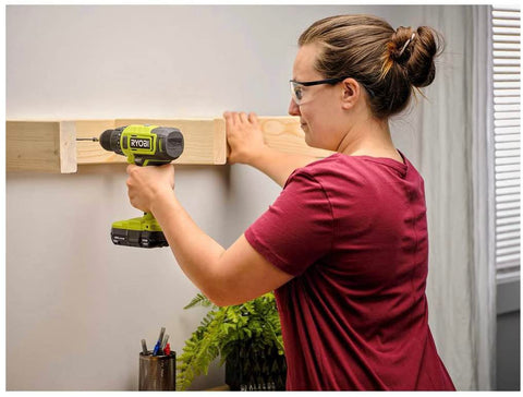 RYOBI ONE+ PCL206 1/2 in. keyless chuck; fast bit changes for less downtime.
