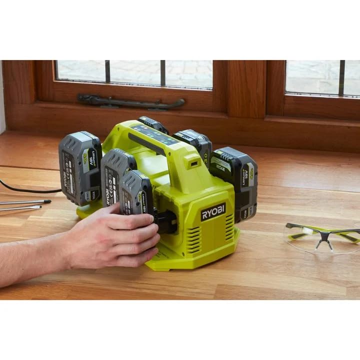 RYOBI P135 wall-mount brackets enable vertical or horizontal installation