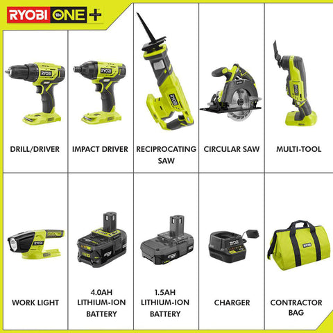RYOBI P1819 drill/driver in use for precise screwdriving and drilling