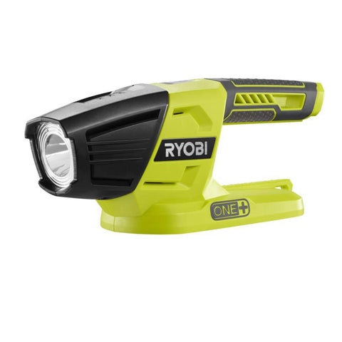 RYOBI P1819 LED work light on site illuminating work area